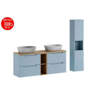 Comad SET-NOD B OAK 140 CM S UN ANNA HC Kúpeľňová zostava 140 cm