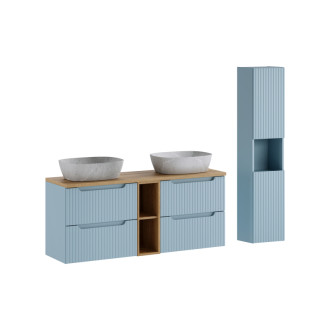 Comad SET-NOD B OAK 140 CM S UN ANNA HC Kúpeľňová zostava 140 cm
