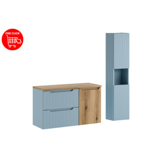 Comad SET-NOD B OAK 100CM S LB HC Kúpeľňová zostava 100 cm