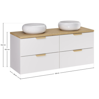 Comad SET-ASW B CREMONA 120CM UN WIKI Kúpeľňová zostava 120 cm