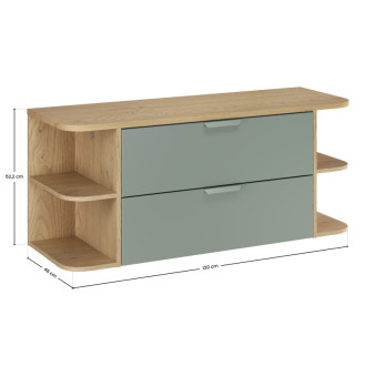 Comad SET-ASG B CREMONA 120CM LRSM Kúpeľňová zostava 120 cm s doskou