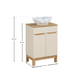 Comad SET-BAC B WOTAN 60CM UN PATI Kúpeľňová zostava 60 cm