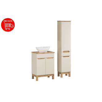 Comad SET-BAC B NAT WOTAN 60CM UN LOLA HC Kúpeľňová zostava 60 cm