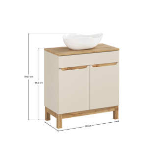 Comad SET-BAC B WOTAN 80CM UN CLOUD Kúpeľňová zostava 80 cm