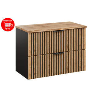 Comad SET-XIL B NAT WOTAN 80CM Kúpeľňová zostava 80 cm s doskou