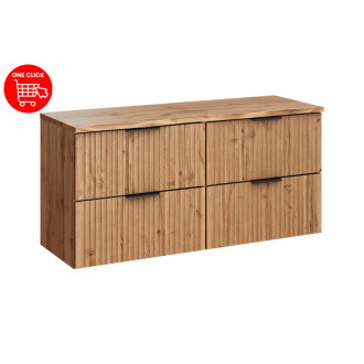 Comad SET-ADO B NAT WOTAN 120CM Kúpeľňová zostava 120 cm s doskou