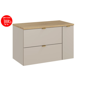 Comad SET-DC B CREMONA 80CM LC Kúpeľňová zostava 80 cm s doskou a cargo skrinkou