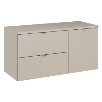 Comad SET-DC B 100CM LB Kúpeľňová zostava 100 cm s doskou a skrinkou s košom na bielizeň