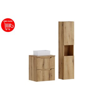 Comad SET-NOCE B OAK 50CM S UN GAJA HC Kúpeľňová zostava 50 cm