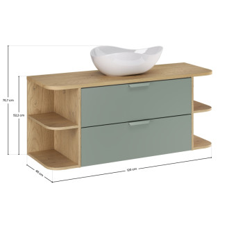 Comad SET-ASG B CREMONA 120CM LRSM UN CLOUD Kúpeľňová zostava 120 cm