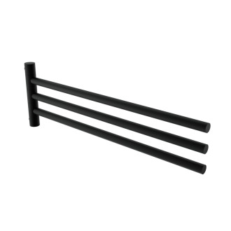 Nimco Čierny držiak na uteráky otočný, 42 cm BRC 11096-3-90