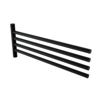 Nimco Čierny držiak na uteráky otočný, 42 cm BRC 11096-4-90