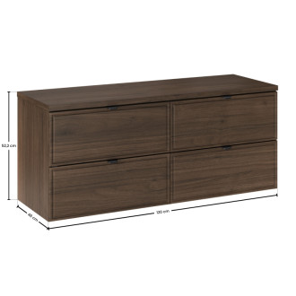 Comad SET-TEV B VILLA 120CM Kúpeľňová zostava 120 cm s doskou