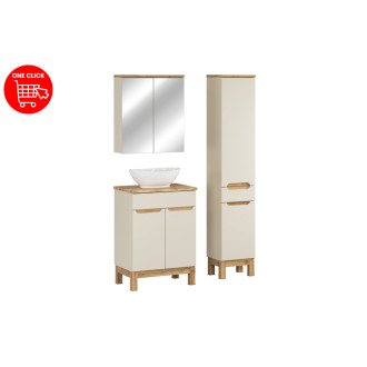Comad SET-BAC B NAT WOTAN 60CM UN LOLA HC MC Kúpeľňová zostava 60 cm