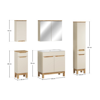Comad SET-BAC 80CM SKY HC MC Kúpeľňová zostava 80 cm