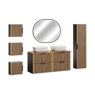 Comad SET-XIL B NAT WOTAN 120CM UN SMILE HC Kúpeľňová zostava 120 cm