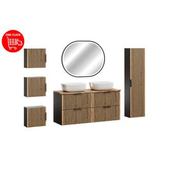 Comad SET-XIL B NAT WOTAN 120CM UN SMILE HC Kúpeľňová zostava 120 cm