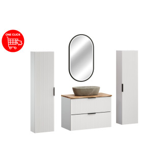 Comad SET-ADW B NAT WOTAN 80CM UN ANNA HC Kúpeľňová zostava 80 cm