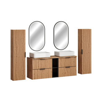 Comad SET-ADO B NAT WOTAN 140CM UN MAGIC HC Kúpeľňová zostava 140 cm