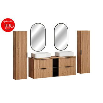 Comad SET-ADO B NAT WOTAN 140CM UN MAGIC HC Kúpeľňová zostava 140 cm