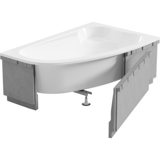 Polystyrénové svietidlo Mexen X-ST LED pre rohovú vaňu 240 cm, biele - 55022-01