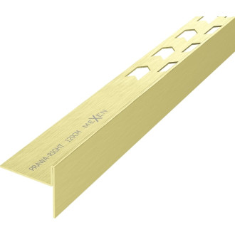 Spádová lišta Mexen Line-B 120 cm pravá, kartáčovaná zlatá - 185501120R