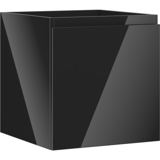 Mexen Orio kúpeľňová skrinka pod umývadlo 45 cm, 1 zásuvka, lesklá čierna - 91A10-04547-1-BF70