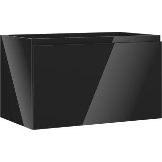 Mexen Orio kúpeľňová skrinka pod umývadlo 80 cm, 1 zásuvka, lesklá čierna - 91A10-08047-1-BF70