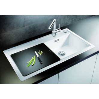 Blanco ZENAR XL 6S 523946 drez s odkvapom, drez vpravo aluminium drez vstavaný