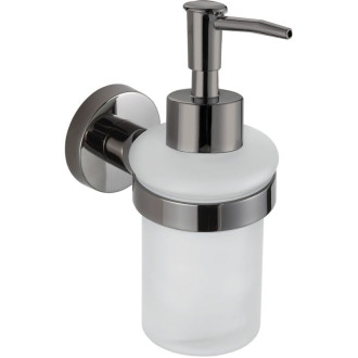 Dávkovač mydla Mexen Remo, čierny chróm - 70507388-73