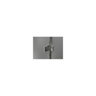 Sprchovací kút Mexen Lunar T s ľavým výklopným uchytením 70 x 120 cm, priehľadný, kartáčovaný nikel - 834T-070-120-97-00-L