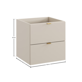 Comad DALIA CASHMERE 82-50-46-2S Skrinka pod umývadlo 50 cm 2 zásuvky