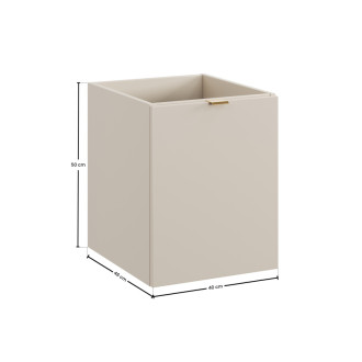 Comad DALIA CASHMERE 81-40-1DK Skrinka pod dosku 40 cm s košom na bielizeň