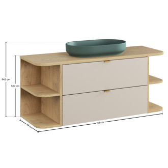 Comad SET-DC B CREMONA 120CM UN RIVER LRSM Kúpeľňová zostava 120 cm