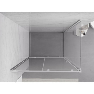 Mexen Exo posuvný sprchovací kút 180 x 95 cm, priehľadný, chróm - 8151-180-095-01-00