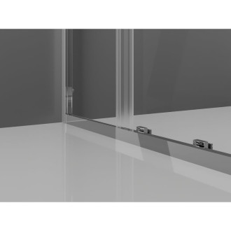 Posuvný sprchovací kút Mexen Exo 190 x 110 cm, priehľadný, chróm - 8151-190-110-01-00