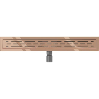 Mexen Flat M01 lineárny žľab 60 cm, ružové zlato - 1620060-15