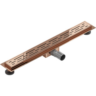 Mexen Flat M01 lineárny žľab 70 cm, ružové zlato - 1620070-15