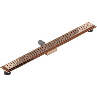 Mexen Flat M01 lineárny žľab 100 cm, ružové zlato - 1620100-15