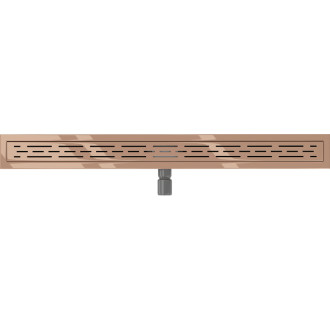 Mexen Flat M01 lineárny žľab 100 cm, ružové zlato - 1620100-15