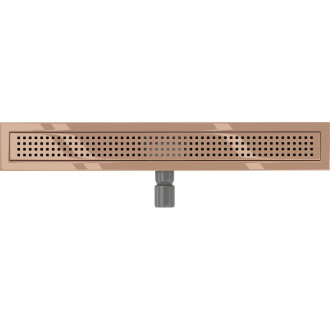 Mexen Flat M08 lineárny žľab 50 cm, ružové zlato - 1625050-15