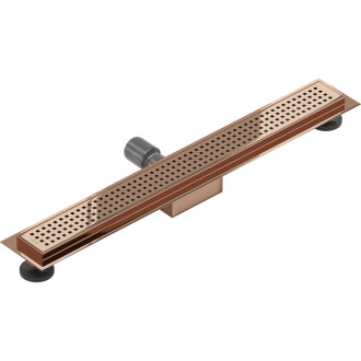 Lineárny žľab Mexen Flat M08 70 cm, ružové zlato - 1625070-15