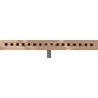 Lineárny žľab Mexen Flat M08 90 cm, ružové zlato - 1625090-15