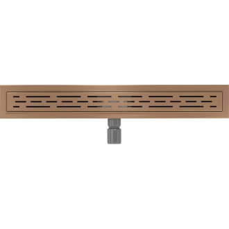 Mexen Flat M01 lineárny žľab 70 cm, kartáčovaná meď - 1C20070-15