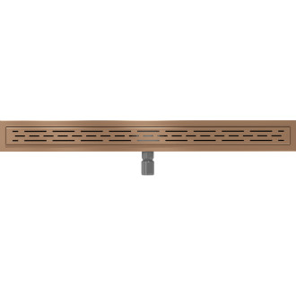 Mexen Flat M01 lineárny žľab 80 cm, kartáčovaná meď - 1C20080-15
