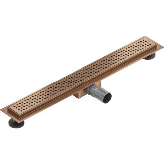Mexen Flat M08 lineárny žľab 60 cm, kartáčovaná meď - 1C25060-15
