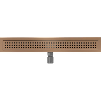 Mexen Flat M08 lineárny žľab 70 cm, kartáčovaná meď - 1C25070-15