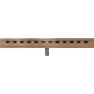 Mexen Flat M08 lineárny žľab 100 cm, kartáčovaná meď - 1C25100-15