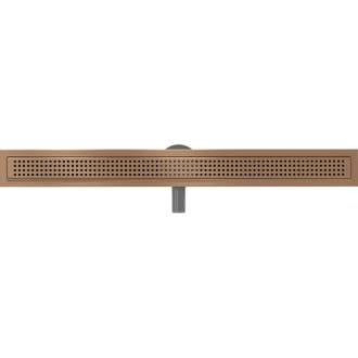 Mexen Flat 360° M08 lineárny otočný odtok 90 cm, kartáčovaná meď - 1C25090-40