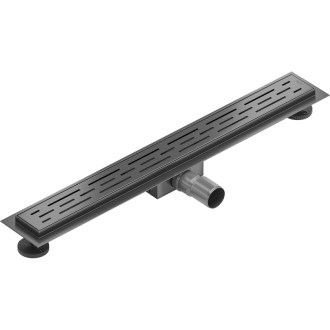 Lineárny žľab Mexen Flat M01 50 cm, kartáčovaný, sivý - 1E20050-15